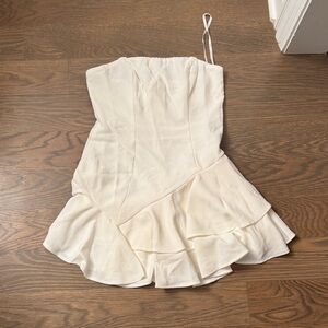 Hello Molly white mini dress